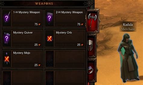 Kadala legendary loot table. : r/diablo3 .